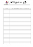 Notemaking Template 3