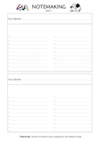 Notemaking Template 4