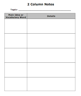 2 column notes image