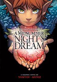A midsummer night's dream graphic novel book cover